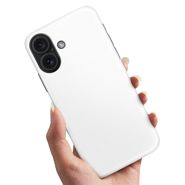 iPhone 16 - Skal/Mobilskal Vit