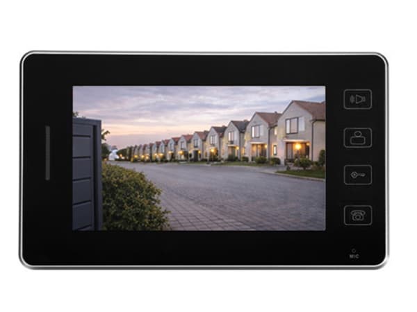 Porttelefon video kabel LCD grind Black