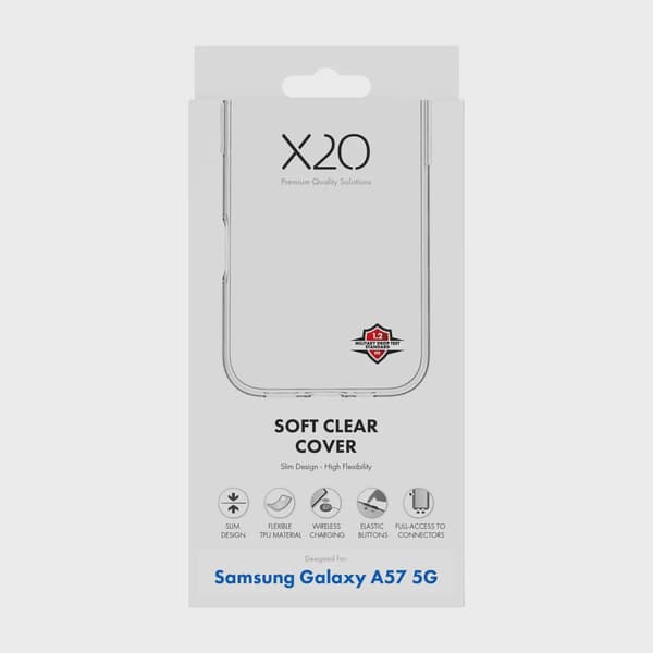 X2O Clear Soft Skal Samsung Galaxy A57 5G Klar