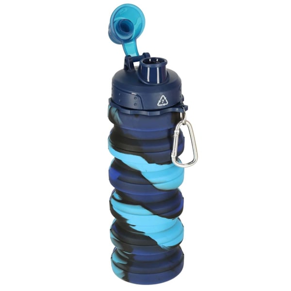 Vattenflaska Hopfällbar - 500 ml Blue