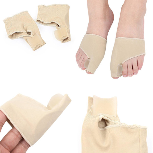 Hallux Valgus / Tåspreder - Støtte til storetåen Beige Large (Beige)