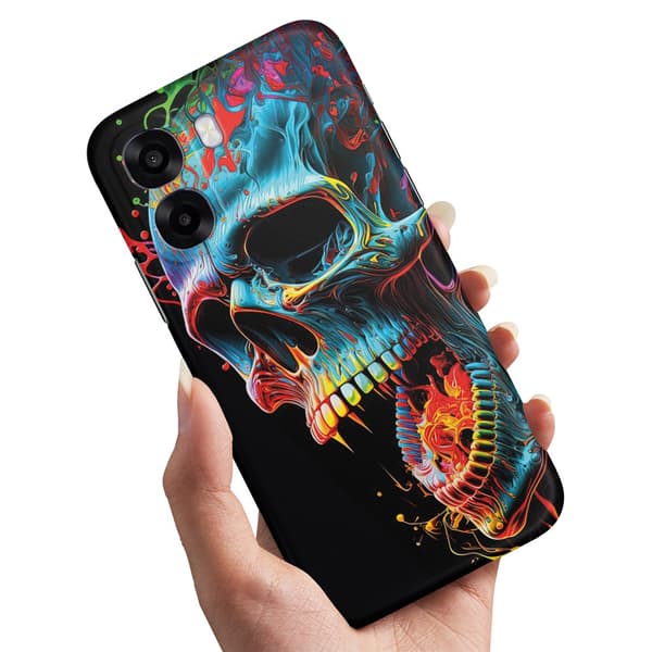 Deksel / Mobildeksel til Oppo A6x 5G - Skull