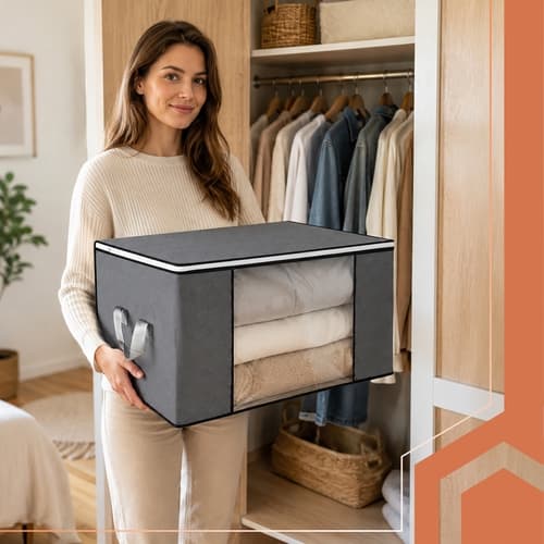 Organizer för sängkläder - 60x40x35 cm - 4-delar