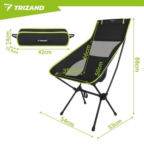 Campingstol / Fiskestol - Hopfällbar 2-Pack