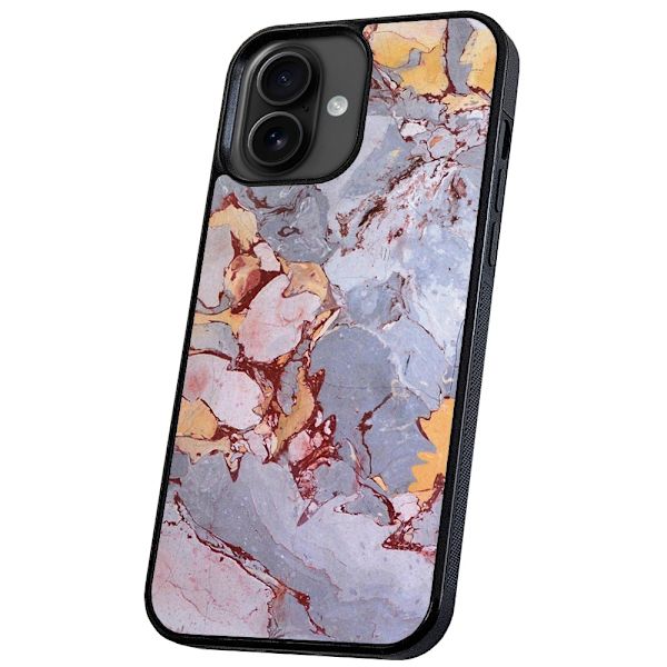 iPhone 16 - Deksel/Mobildeksel Marmor