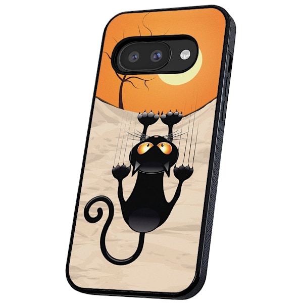 Google Pixel 9A - Kuoret/Suojakuori Raapiva Kissa