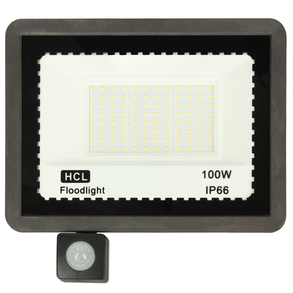 Solcellsrörelselampa spotlight 100W
