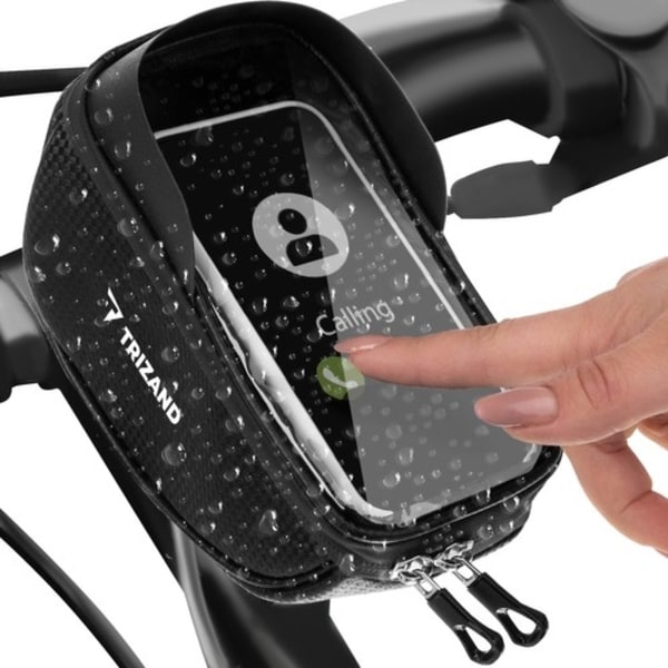 Vattentät Mobilhållare för Cykel - Fäst på cykelstyret