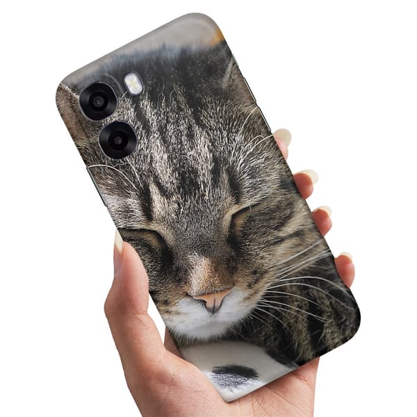 Deksel / Mobildeksel til Oppo A6x 5G - Sovende Katt