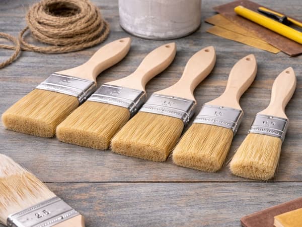 Penselset 5 st platta