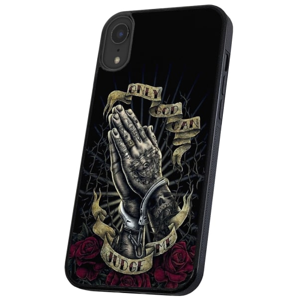 iPhone XR - Cover/Mobilcover Only God Can Judge Me