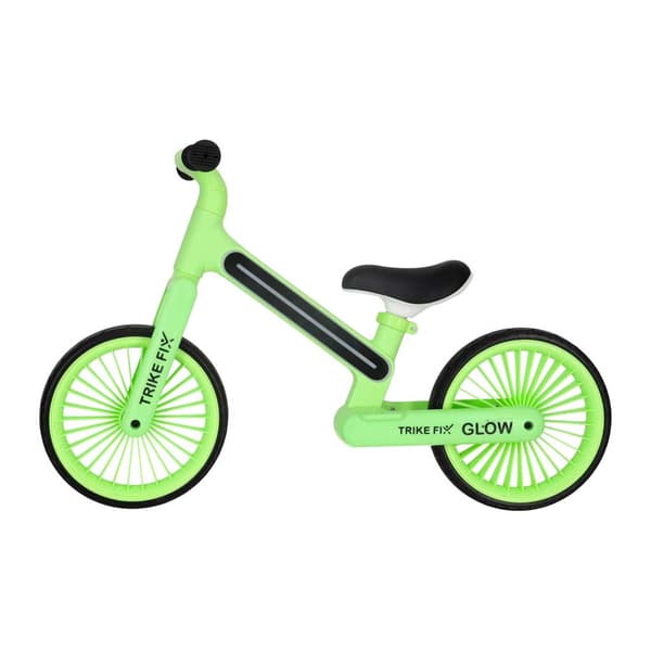 Balanscykel med LED för barn - Springcykel Light green