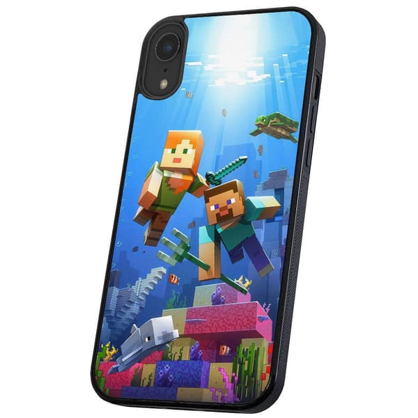 iPhone XR - Deksel/Mobildeksel Minecraft