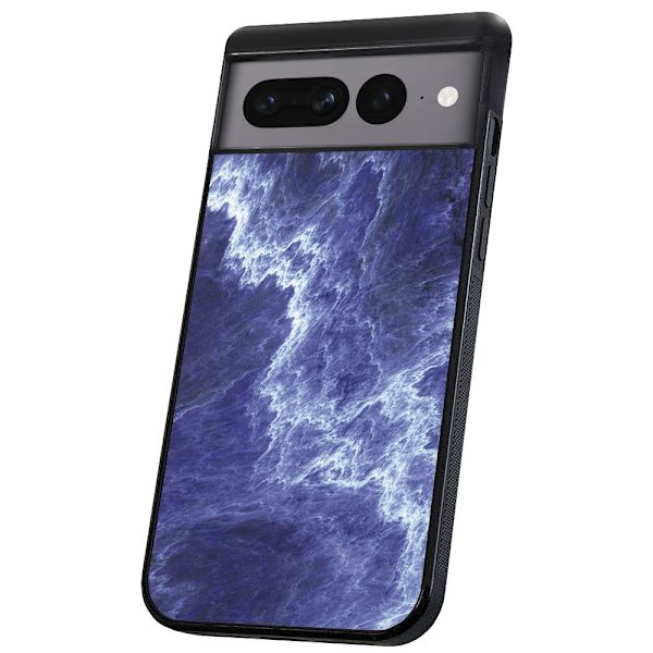 Google Pixel 7A - Deksel/Mobildeksel Marmor