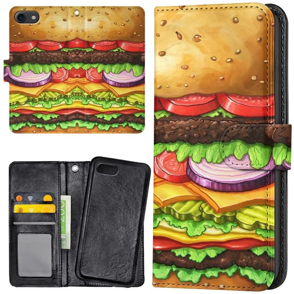 iPhone 16e/17e - Lompakkokotelo/Kuoret Hamburger