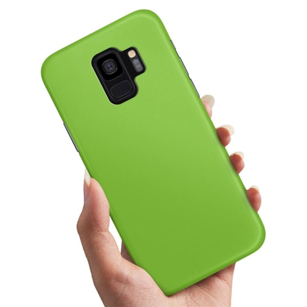Samsung Galaxy S9 - Cover/Mobilcover Limegrøn Lime green