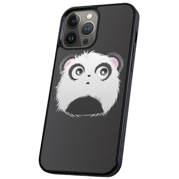 iPhone 13 Pro - Kuoret/Suojakuori Pandan pää Multicolor