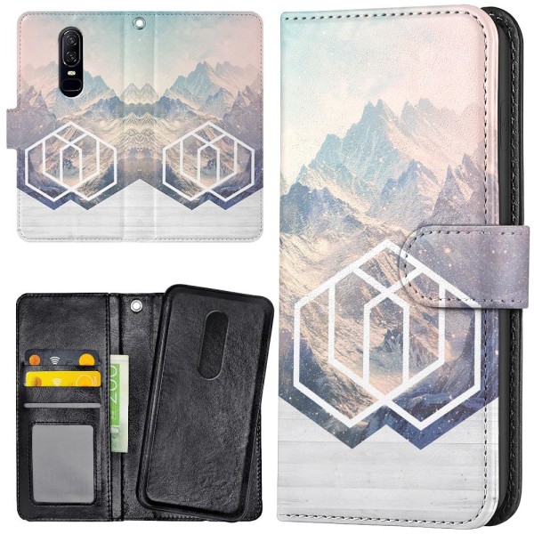 OnePlus 7 - Mobilcover/Etui Cover Kunst Bjerg