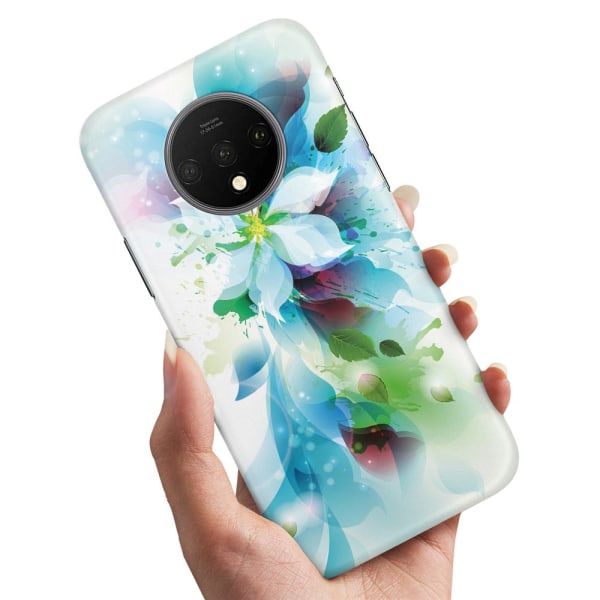 OnePlus 7T - Cover/Mobilcover Blomst