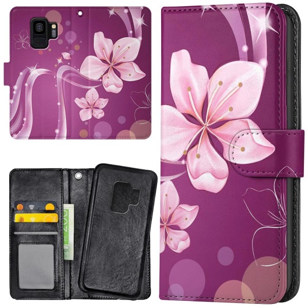 Huawei Honor 7 - Lommebok Deksel Hvit Blomst