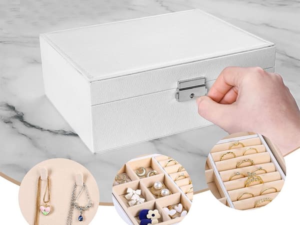 Smyckeskrin med nyckel - Elegant förvaring