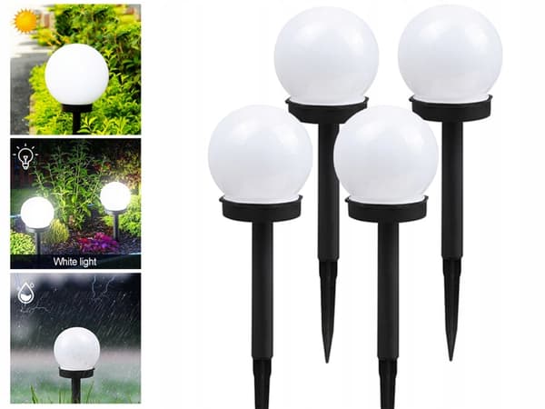 Solcell Trädgårdsbelysning LED - 4-Pack