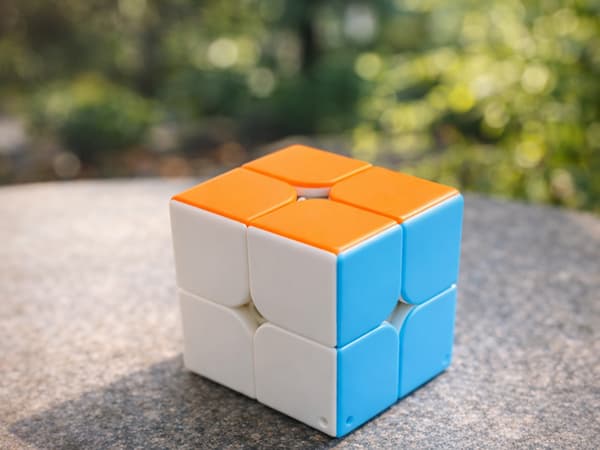 Rubiks kub nyckelring 2x2