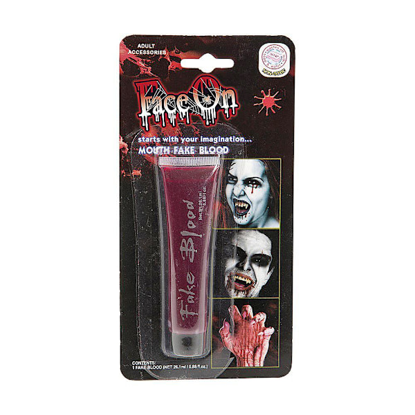 Theater Blood / Fake Blood 26ml - Halloween & Masquerade - Tube Red