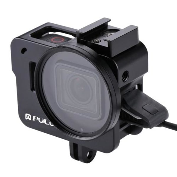 Kamerahus med UV-objektiv - GoPro Hero 7/6/5 - Beskyttende hus Black