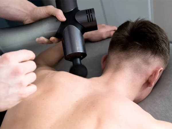 Massagepistol - LCD-display, trådlös med väska