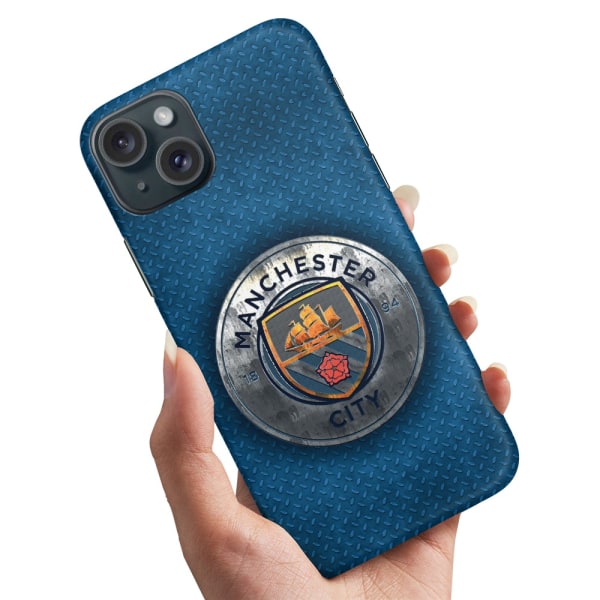 iPhone 15 Plus - Deksel/Mobildeksel Manchester City