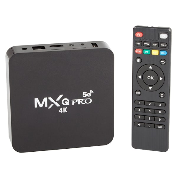 Smart tv box android 4k multimediaspelare