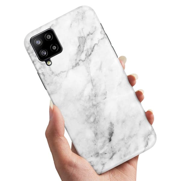 Deksel / Mobildeksel til Samsung Galaxy A12 - Marmor Multicolor