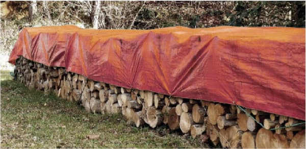 Presenning 3 x 4 m orange