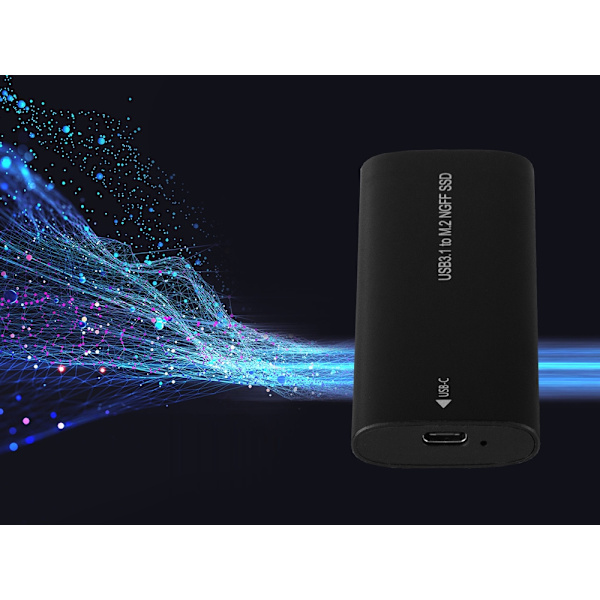 USB 3.1-kabinett för intern M.2 SSD Black