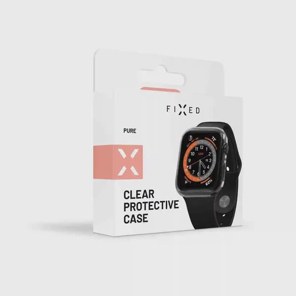 FIXED PURE Skyddsfodral och glas för Apple Watch 45 mm