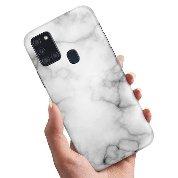Deksel / Mobildeksel til Samsung Galaxy A21s - Marmor Multicolor
