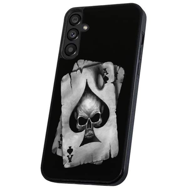 Samsung Galaxy S24 Plus - Deksel/Mobildeksel Dødningehode Kortstokk