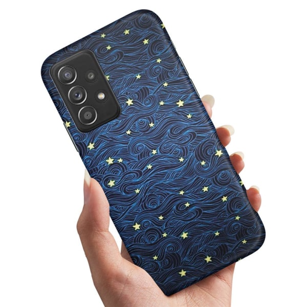 Samsung Galaxy A53 5G - Cover/Mobilcover Stjernemønster Multicolor