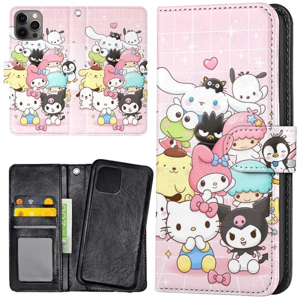 iPhone 15 Pro - Plånboksfodral/Skal Sanrio Kitty