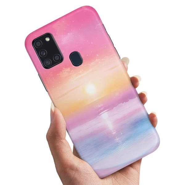 Deksel / Mobildeksel til Samsung Galaxy A21s - Sunset
