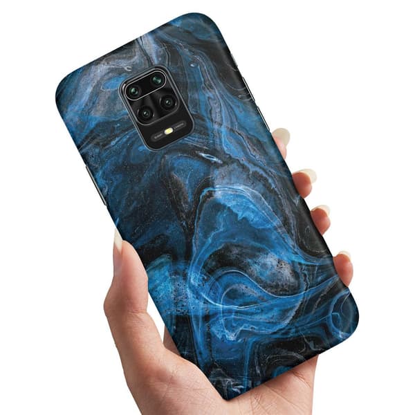 Cover / Mobilcover til Xiaomi Redmi Note 9 Pro - Marmor Multicolor