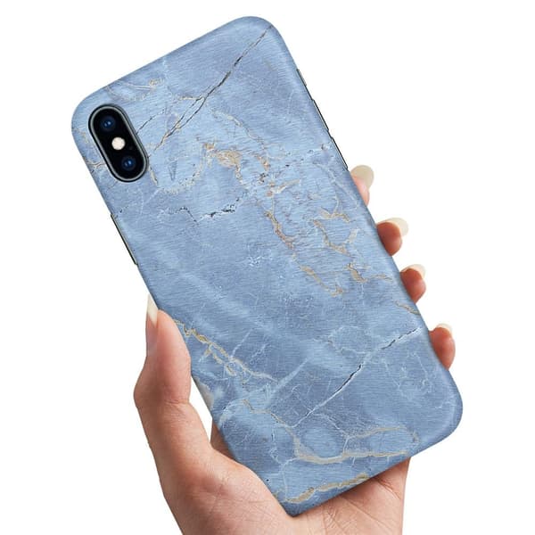 Skal / Mobilskal till iPhone XS Max - Marmor multifärg