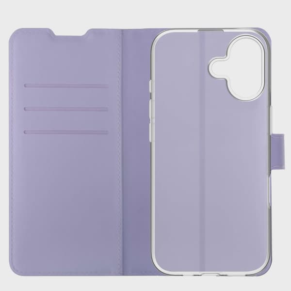 X2O Classic Wallet Plånboksfodral iPhone 16 Lavender