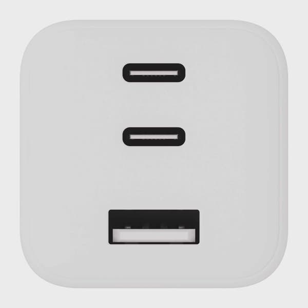 X2O 65W trippel hemmaladdare USB-C/C/A GaN vit