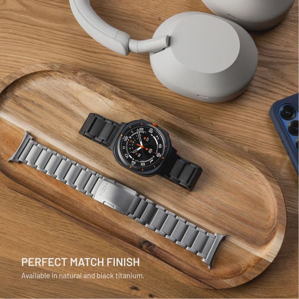 FIXED Titanrem för Garmin QuickFit 26mm Svart
