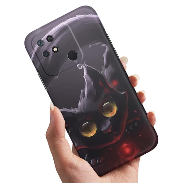 Cover / Mobilcover til Xiaomi Redmi 10C - Sort Kat