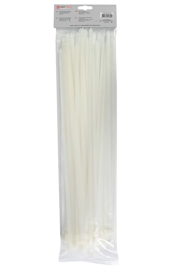 Kabelband 7.8 x 450 mm 50 st vit