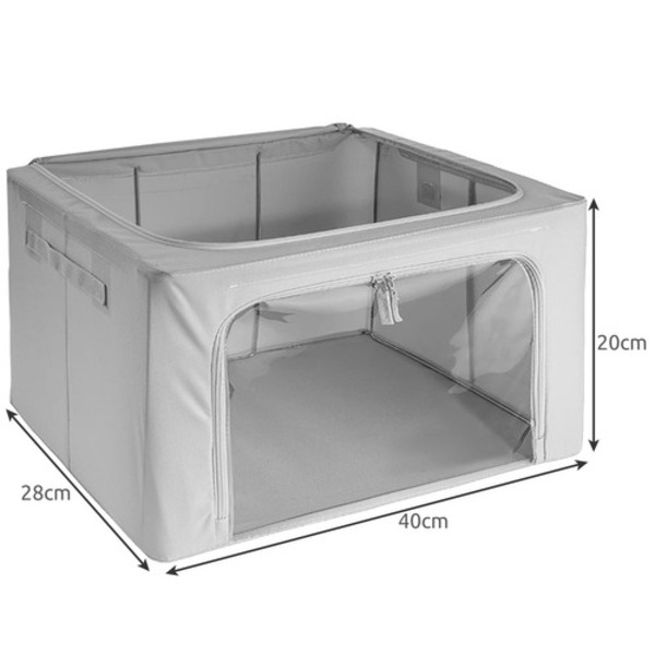 Hopfällbar Förvaringslåda - 40x30x20cm - 2st