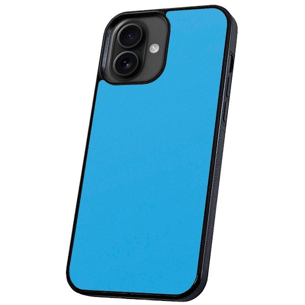 iPhone 16 Plus - Deksel/Mobildeksel Lyseblå
